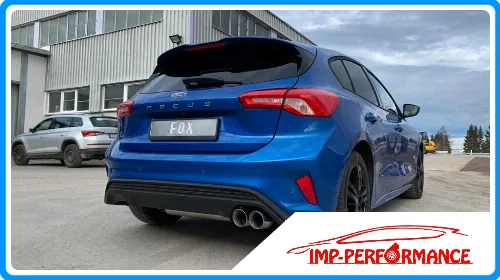 FOX Sportauspuff Ford Focus IV Endschalldämpfer Ausgang rechts - 2x90 Typ 25