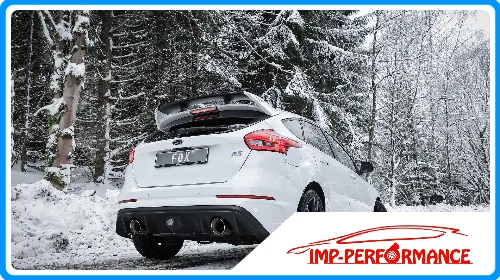 FOX Sportauspuff Ford Focus III RS Endschalldämpfer rechts/links mit Abgasklappe - 1x114 Typ 25